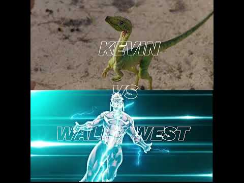 Kevin vs wally west #edit #foryou #fyp #jurassicpark #dinosaur #wallywest #theflash #dc