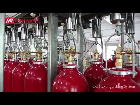 Automatic pipeline co2 fire suppression system, co2,clean ag...