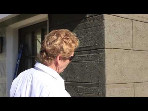 How to match all stucco block walls Video