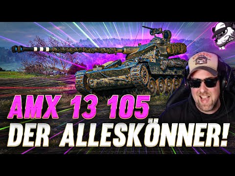 Top of the range: AMX 13 105 - The all-rounder [WoT - Gameplay - German]