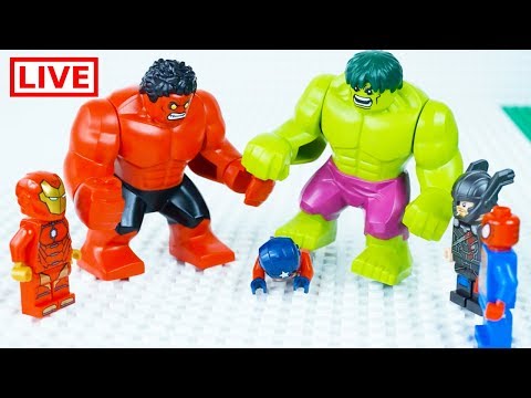 LEGO Superheroes LIVE 🔴 STOP MOTION LEGO Hulk Ultimate Rage | LEGO Hulk | By Billy Bricks