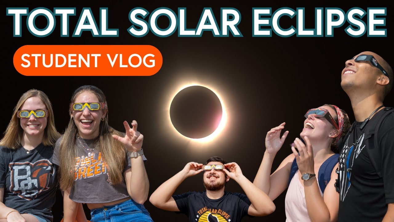 Watch the Total Solar Eclipse with Me! | BGSU College Student Vlog