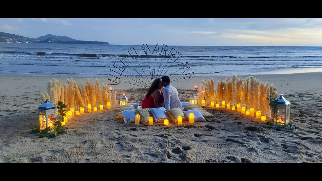 Stunning Beach Marriage Proposal in Tropical Paradise Phuket -  2022 BESPOKE EXPERIENCES