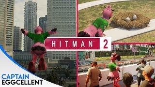 Hitman 2 - FLYING Agent 47 Easter Egg!