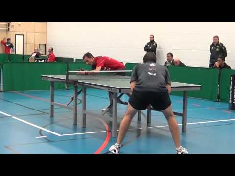 Tischtennis Oberliga TSV Windsbach vs Landshut 22Staudacher vs Ruhland 1