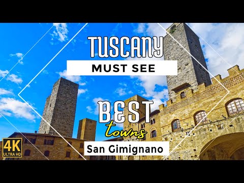 Most Historic Towns of Tuscany, Italy 🇮🇹 - San Gimignano