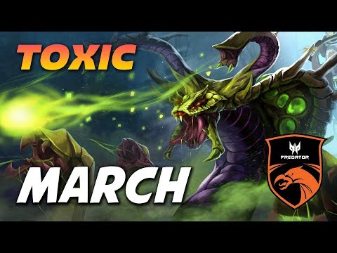 March Venomancer - TOXIC CARRY - Dota 2 Pro Gameplay