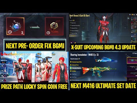 🔴Next Ultimate Set Pre-Order Date Fix | Next X-Suit Official Confirmed | Prize Path Coin bgmi Spin 