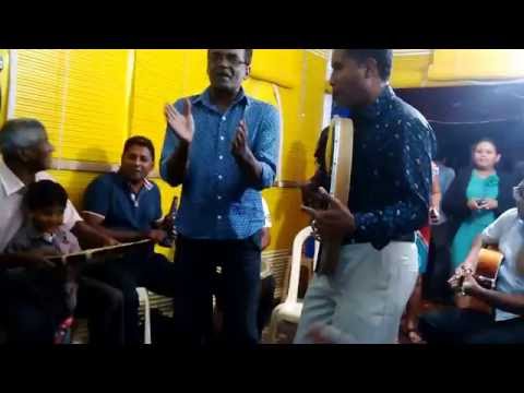 Harry Mootoosamy with Ram Joganah and friends...''Crapo criyer''...