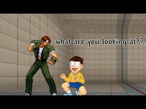 KYO KUSANAGI VS NOBITA - NOBITA IS SOO STRONG! MUST WATCH!