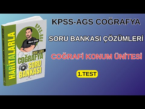 KPSS-AGS GEOGRAPHY I GEOGRAPHY WITH MAPS QUESTION BANK SOLUTIONS I GEOGRAPHICAL LOCATION 1.TEST I...