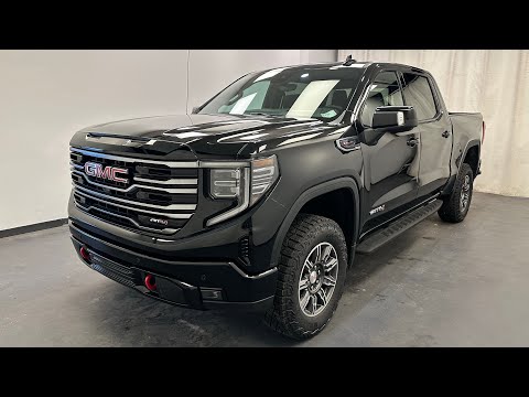 2026 GMC Sierra 1500 Crew Cab Short Box 4-Wheel Drive AT4 in Black for sale at Davis GMC Buick Lethbridge in Lethbridge, AB