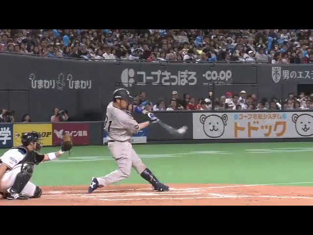 【7回表】バファローズ・小谷野 札幌ドームで恩返し弾!! 2015/4/25 F-Bs