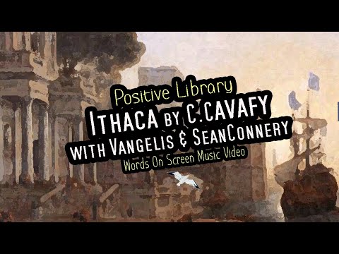 ⛵Ithaca by C.Cavafy with Sean Connery  📽 Music Video 👁‍🗨 #WordsOnScreen