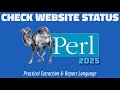 Perl Script Project To Check Website Status Log Timestamp Reports 2025