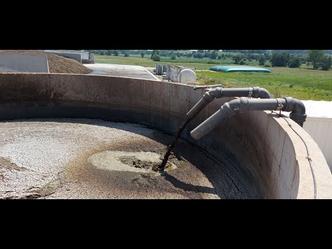Bert pig biogas plant in France after 10 years of operation