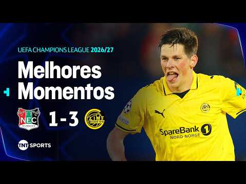 GOLAÇO DE CONTRA-ATAQUE, GOL INUSITADO DE NUCA E PASSO PRA CLASSIFICAÇÃO | NEC 1X3 BODO/GLIMT