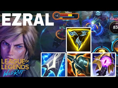 WILD RIFT EZREAL BUFF - TOP 1 EZREAL QUADRAKILL GAMEPLAY - CHALLENGER RANKED