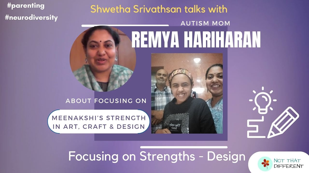 Remya, mom to Meenakshi, Strengths in Art, Craft & Handwork 