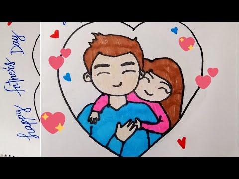 Happy father's day wishing card. Fathers day card n...