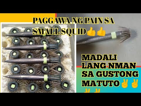 #CRISANTHONYFISHINGOFFICIAL👍👍👍👍👍TUTORIAL HOW TO MAKE DIY SQUID JIG OR TINA-TINA PANGHULI NG PUSIT🇵🇭
