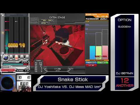 【beatmania IIDX INFINITAS】Snake Stick(A) / DJ Yoshitaka VS. DJ Mass MAD Izm*【CLEAR / 2057(BEST +30)】