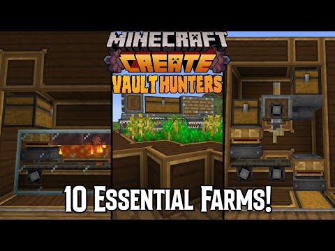 10 Essential Create Mod Farms for Vault Hunters 1.18