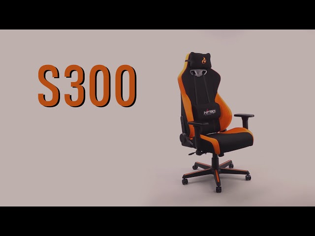 Gamer szék Nitro Concepts S300 Horizon Orange - Fekete/Narancs