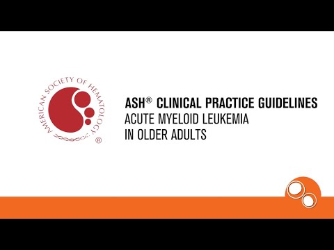 2025 ASH Clinical Practice Guidelines | Acute Myeloid Leukemia in Older Adults (AML)
