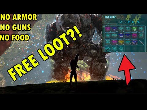 Solo Lava Golem Without Armor or Guns for INSANE LOOT! - ARK: Survival Evolved