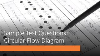 Sample Test Questions: Circular Flow Diagram