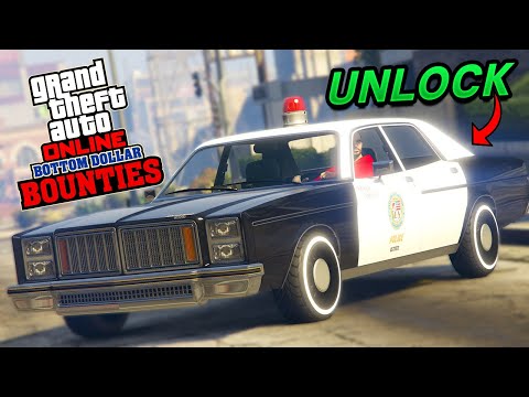 How To The Unlock The NEW Police Cars in GTA Online (Bottom Dollar Bounties DLC)