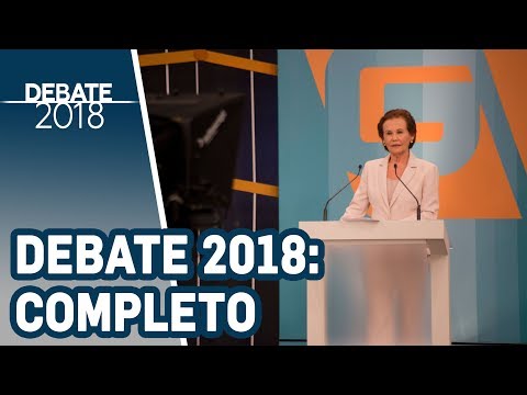 Debate 2018 | TV Gazeta - Governo de São Paulo - 1º Turno (Completo)