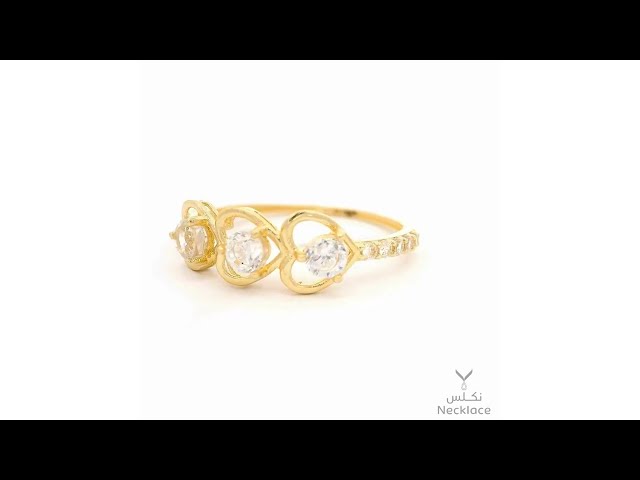 خاتم ذهب عيار 18 ( RN.5358)