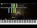 Bo Burnham (Karaoke) // Are You Happy? | LyricWulf Piano Tutorial on Synthesia