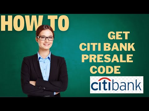 Citi Presale Code