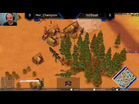 Mor_Champion vs mrboat - Age of Mythology: The Titans (Game 1) ft. ChronoJJ