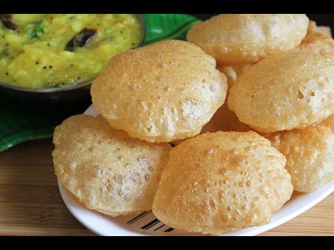 എണ്ണ ഒട്ടും കുടിക്കാത്ത Soft Puffy ഗോതമ്പു പൂരി/Perfect Crispy Puffy Poori Recipe in malayalam Video