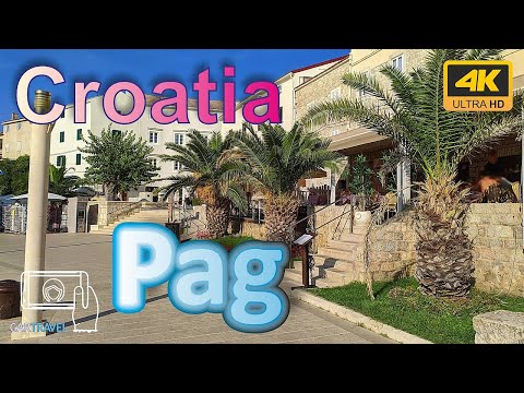 Dziś zobaczymy miasto Pag w Chorwacji. Film pokazuje Chorwację latem, wakacje na wyspie w Dalmacji