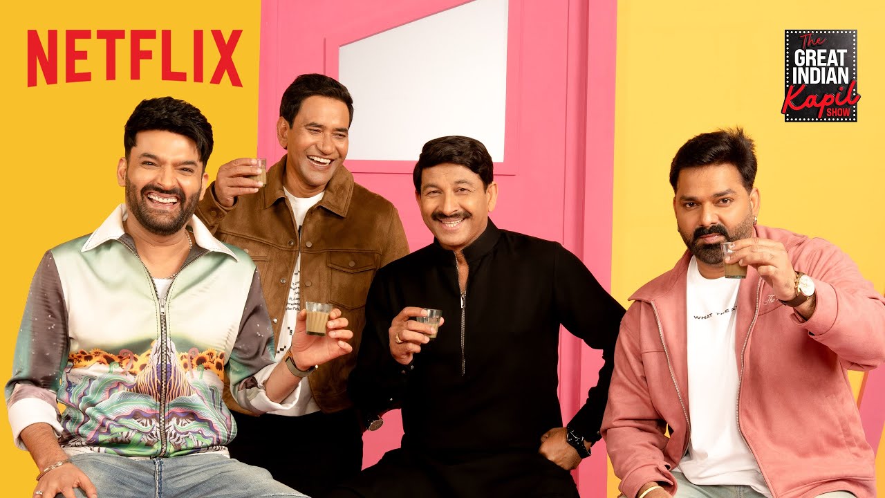 Bhojpuri Stars In Kapil’s Mastiverse | Manoj Tiwari, Pawan Singh & Dinesh Yadav | Netflix India