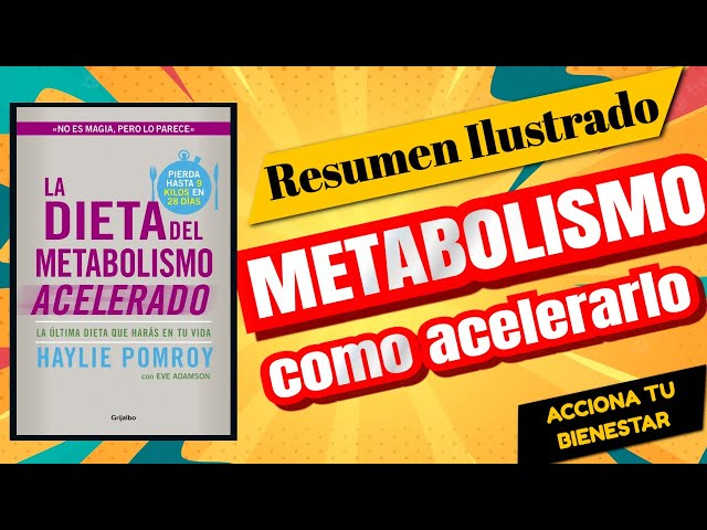 Vídeo relacionado con La dieta del metabolismo acelerado: La última dieta que harás en tu vida