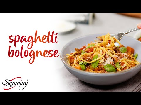 Slimming World spaghetti bolognese recipe - 1 Syn