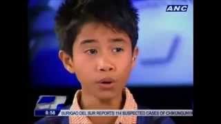 Little guy From Pilipinas singing on [Whitney Houston] - i will always love you