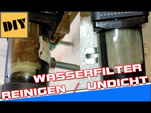 🛑 Wasserfilter Rückspülfilter reinigen I Hauswasseranschluss Wasserfilter tropft / undicht