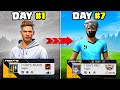 7 Days Noob To Pro ID Transformation In Taiwan Server Garena Free Fire