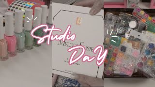 Packing Nail Treat Boxes | Studio Life Vlog