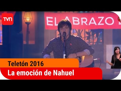 Nahuel Pennisi emociona en el Teatro Teletón