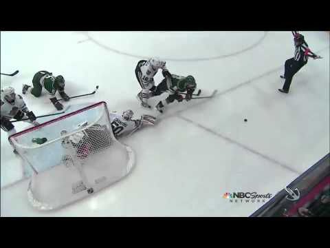 Corey Crawford Great Diving Save vs Minnesota Wild | January 30th 2013