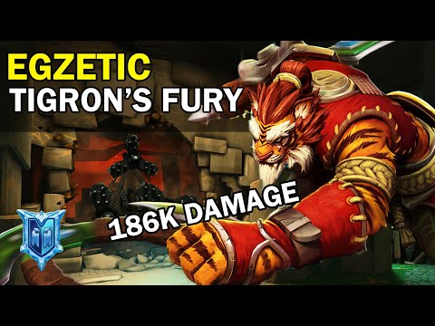 186K Damage Egzetic Tiberius Paladins Competitive (Diamond) TIGRON’S FURY