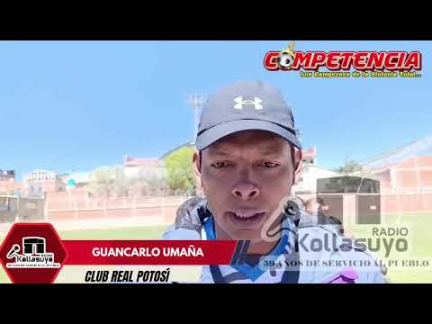 Giancarlo Umaña y sus planes para enfrentar a Totora en Oruro.